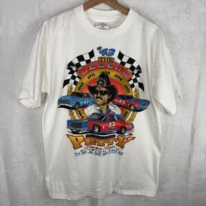 Vintage 1994 Richard Petty The Legend T-shirt White Sz Large 7 Time Champ